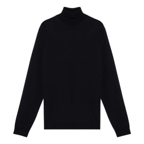 Roberto Collina Dolcevita Sweater Blue, Herr