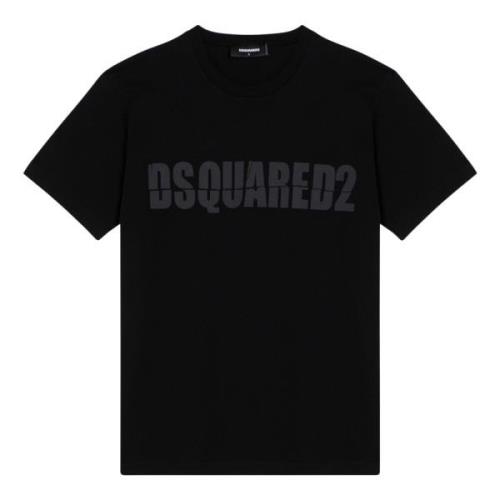 Dsquared2 Kortärmad Crew Neck T-shirt Black, Herr