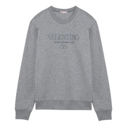 Valentino Garavani Crewneck Sweatshirt Gray, Herr