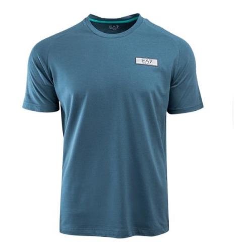 Emporio Armani EA7 Herr T-shirt i blå Blue, Herr