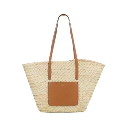 Poche Paris Fashionable Tote Bag Brown, Dam