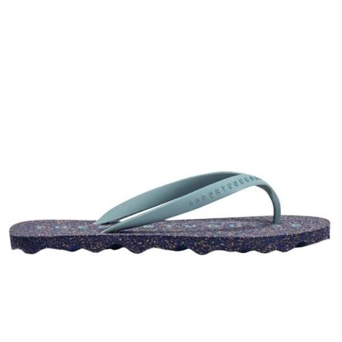 Asportuguesas Blå Textil Flip Flops Blue, Dam