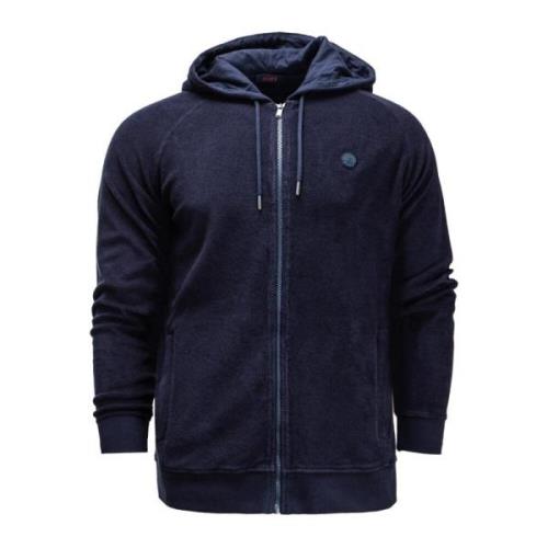 Jott Herr Hoodie Ss23Mzip90-104 Navy Blue, Herr