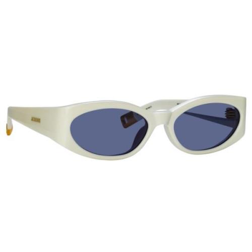 Jacquemus Jac4 C7 SUN Sunglasses White, Dam