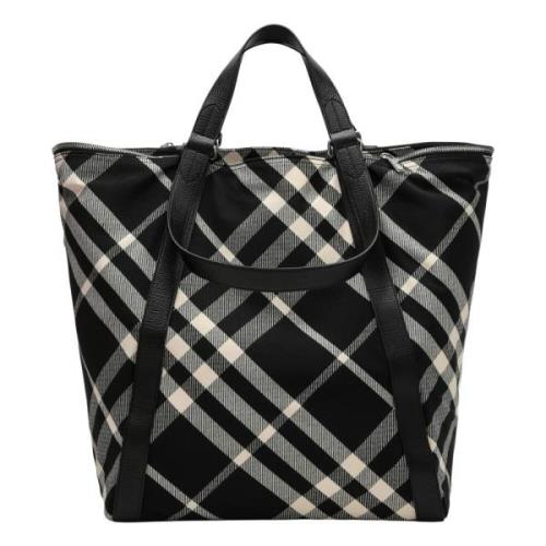 Burberry Snygg Tote Väska Black, Herr