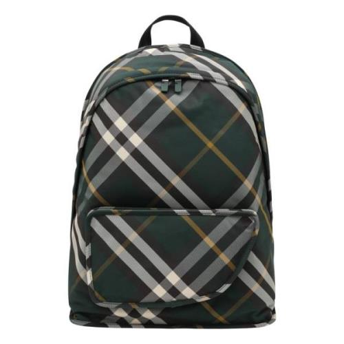 Burberry Liten Ryggsäck Green, Herr