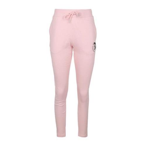 Diesel Dam Sweatpants Rosa Bomull Polyester Blandning Pink, Dam