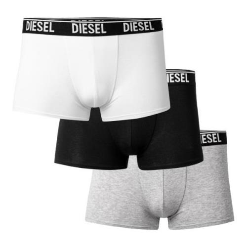 Diesel Herr Boxershorts 3-Pack Vit/Grå/Svart Multicolor, Herr