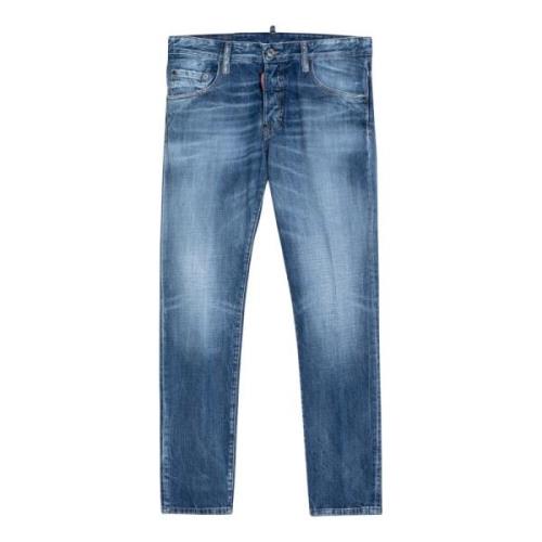 Dsquared2 Slim Fit Denim Jeans Blue, Herr