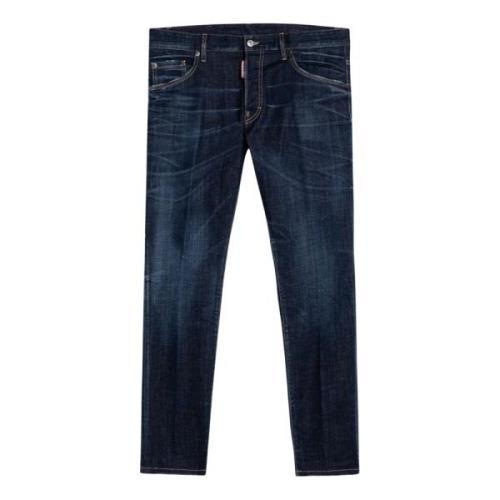 Dsquared2 Slim Fit Denim Jeans Blue, Herr