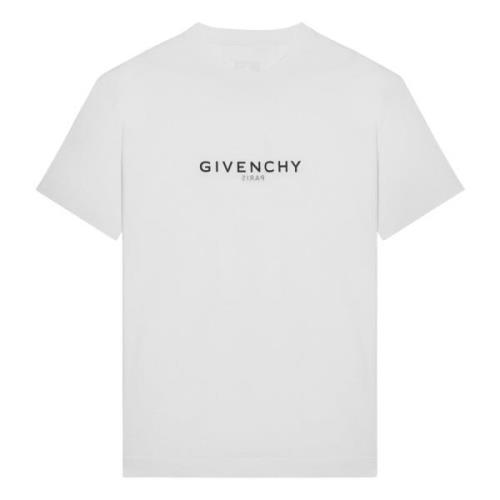 Givenchy Kortärmad rund hals T-shirt White, Herr