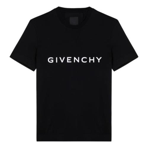 Givenchy Kortärmad rund hals T-shirt Black, Herr