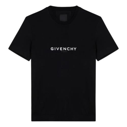 Givenchy Kortärmad rund hals T-shirt Black, Herr