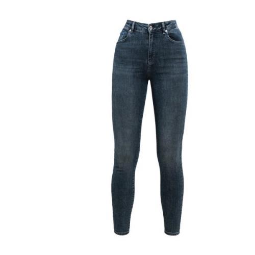 Karl Lagerfeld Dam Jeans Byxor Blå Bomull Blue, Dam