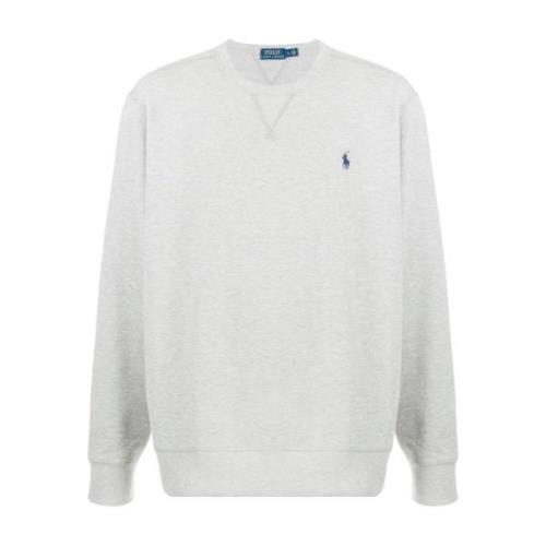 Polo Ralph Lauren Grå Logo Broderad Tröja Gray, Herr