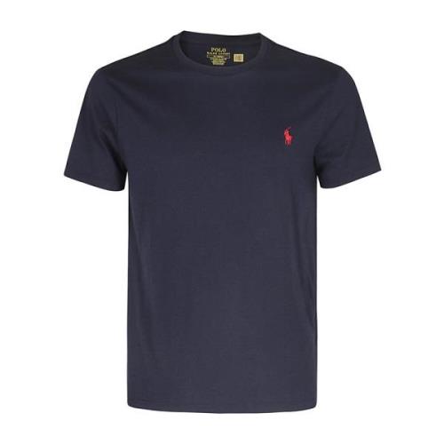 Ralph Lauren Avslappnad Bomull T-shirt Blue, Herr