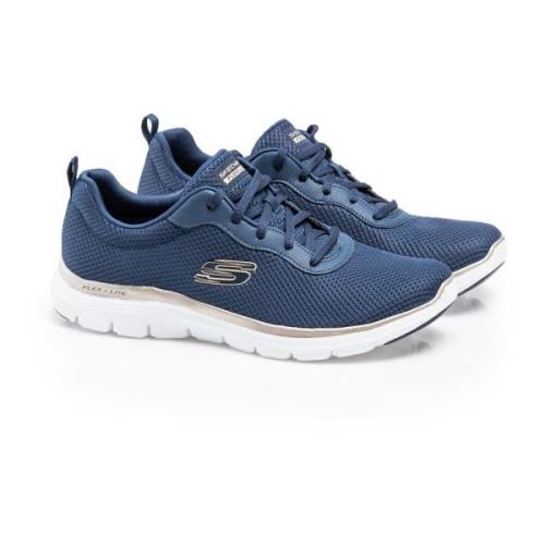 Skechers Brilliant Flex Appeal 4.0 Sneakers Blue, Dam