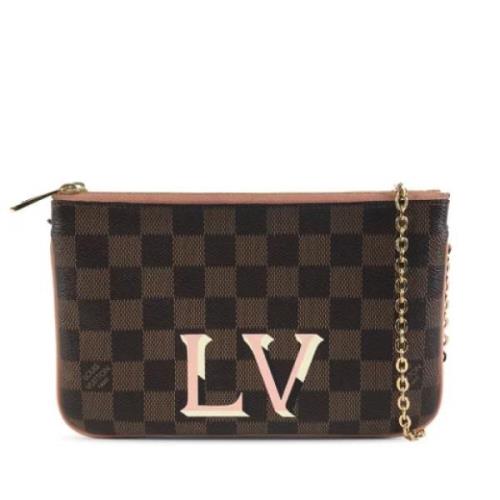 Louis Vuitton Vintage Pre-owned Canvas louis-vuitton-vskor Brown, Dam