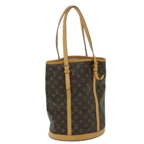 Louis Vuitton Vintage Pre-owned Canvas axelremsvskor Brown, Dam