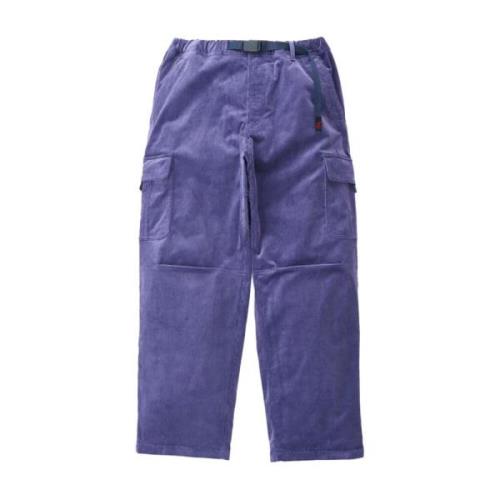 Gramicci Straight Trousers Purple, Herr