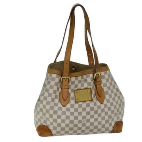 Louis Vuitton Vintage Pre-owned Canvas totevskor White, Dam