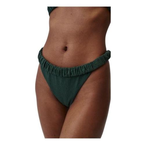 Undress Code Ruffled Grön Bikini Botten Green, Dam