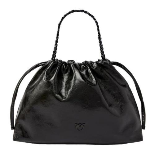 Pinko Kedjehandtag Toteväska Neplack Vintage Black, Dam