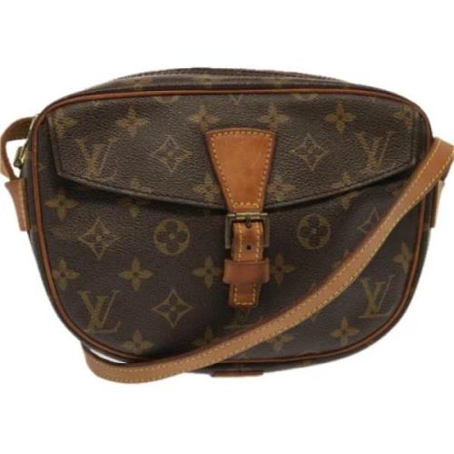 Louis Vuitton Vintage Pre-owned Canvas axelremsvskor Brown, Dam