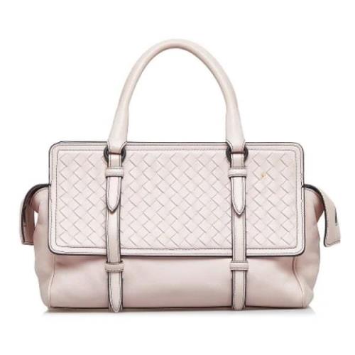 Bottega Veneta Vintage Pre-owned Laeder handvskor Pink, Dam