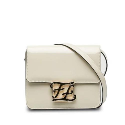 Fendi Vintage Pre-owned Laeder fendi-vskor White, Dam