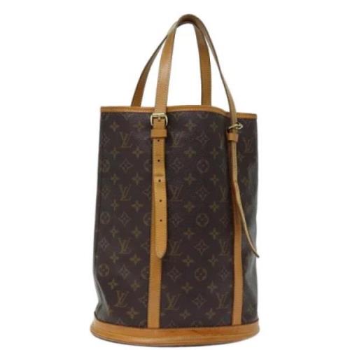 Louis Vuitton Vintage Pre-owned Canvas axelremsvskor Brown, Dam