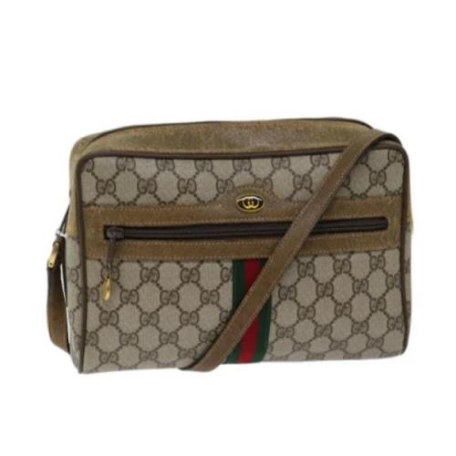 Gucci Vintage Pre-owned Laeder gucci-vskor Beige, Dam