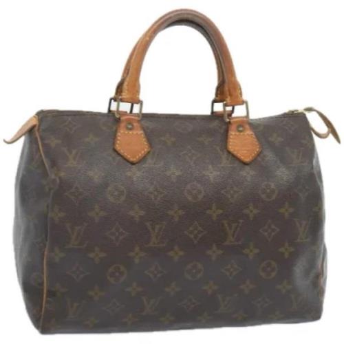 Louis Vuitton Vintage Pre-owned Canvas handvskor Brown, Dam