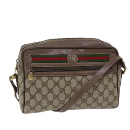 Gucci Vintage Pre-owned Laeder gucci-vskor Beige, Dam