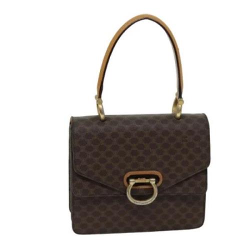 Celine Vintage Pre-owned Laeder handvskor Brown, Dam