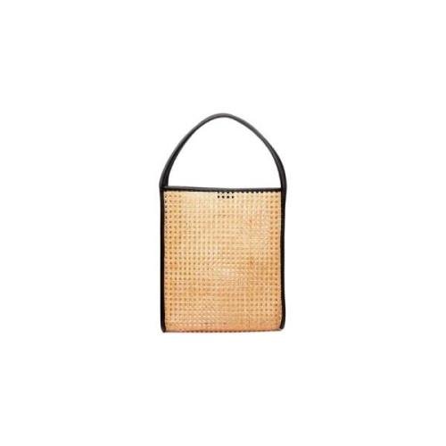 St. Agni Rattan Box Tote Bag Black, Dam