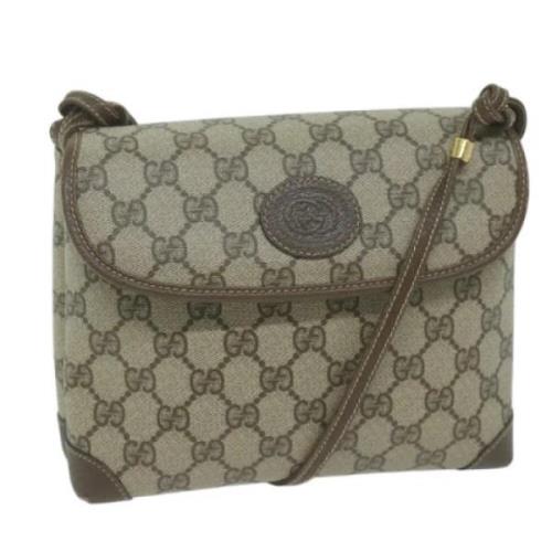 Gucci Vintage Pre-owned Laeder gucci-vskor Beige, Dam