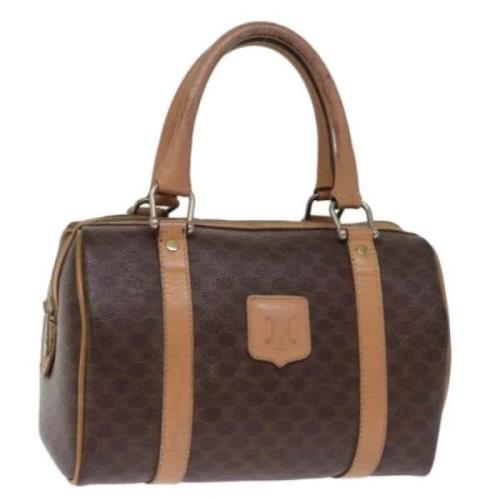 Celine Vintage Pre-owned Laeder handvskor Brown, Dam