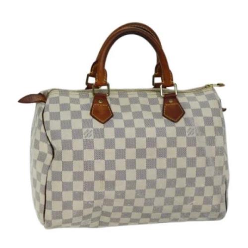 Louis Vuitton Vintage Pre-owned Canvas handvskor White, Dam