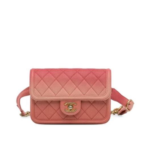 Chanel Vintage Pre-owned Laeder chanel-vskor Pink, Dam