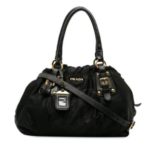 Prada Vintage Pre-owned Laeder prada-vskor Black, Dam