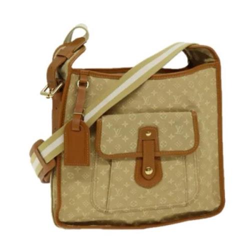 Louis Vuitton Vintage Pre-owned Canvas handvskor Beige, Dam