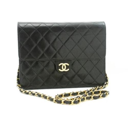 Chanel Vintage Pre-owned Laeder chanel-vskor Black, Dam