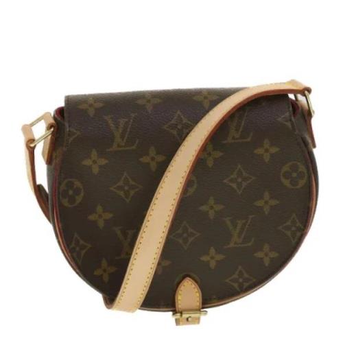 Louis Vuitton Vintage Pre-owned Canvas axelremsvskor Brown, Dam