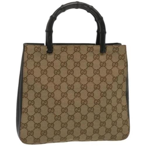 Gucci Vintage Pre-owned Laeder handvskor Beige, Dam