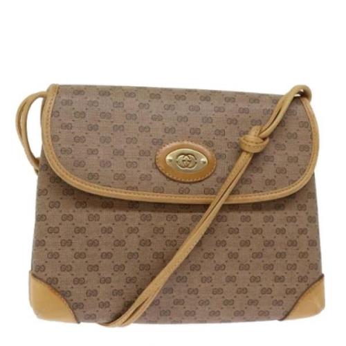 Gucci Vintage Pre-owned Laeder gucci-vskor Beige, Dam