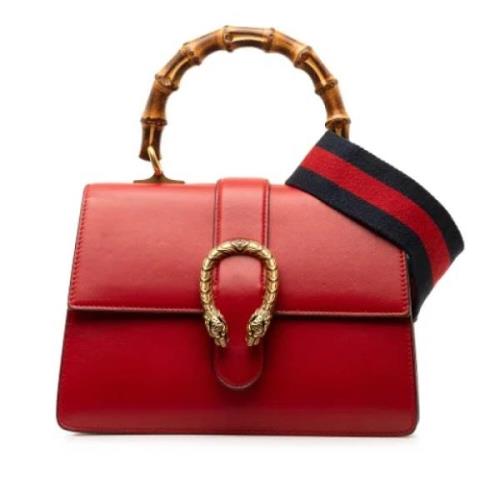 Gucci Vintage Pre-owned Laeder gucci-vskor Red, Dam