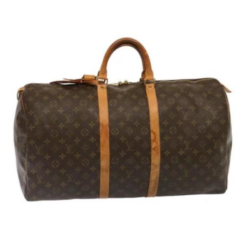 Louis Vuitton Vintage Pre-owned Canvas resvskor Brown, Dam