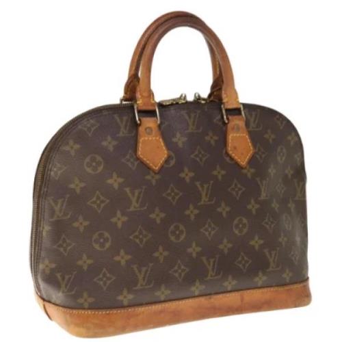 Louis Vuitton Vintage Pre-owned Canvas handvskor Brown, Dam