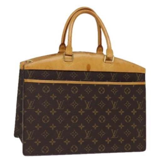 Louis Vuitton Vintage Pre-owned Canvas handvskor Brown, Dam